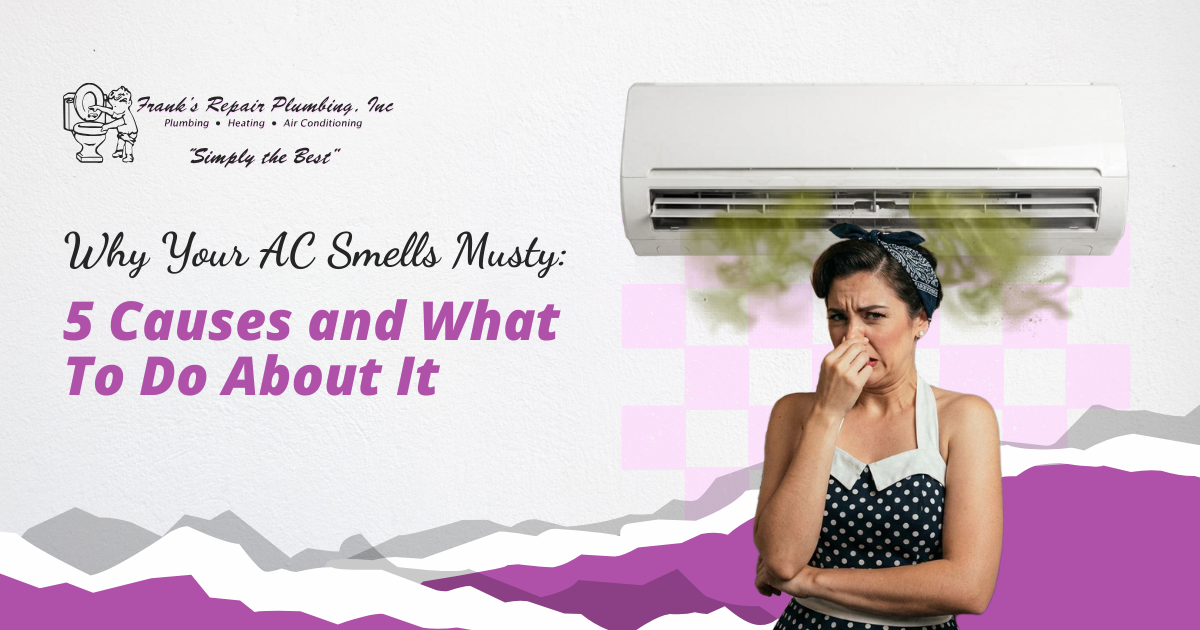 Why Your AC Smells Musty: 5 Causes and What To Do About It