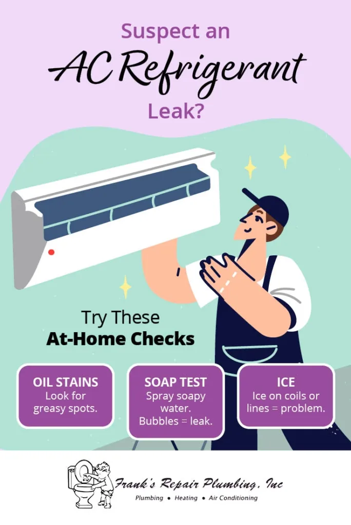 Franks Repair_How To Tell if Your AC Has a Refrigerant Leak