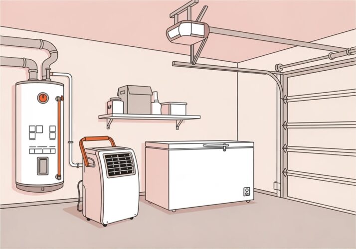 Water Heater in Garage
